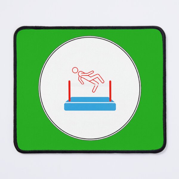 Item preview, High Jump Athlete Icon – Minimal Track and Field Sports Graphic designed and sold by zohocreations.