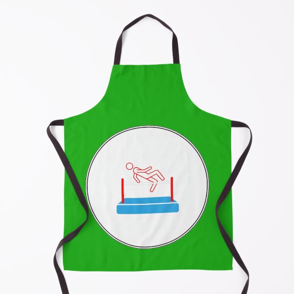 Item preview, High Jump Athlete Icon – Minimal Track and Field Sports Graphic designed and sold by zohocreations.