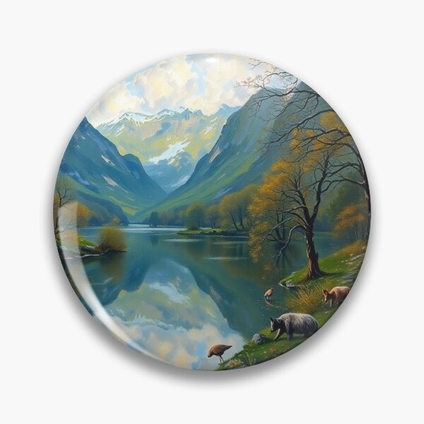 Item preview, The take district in spring. designed and sold by oldMastersofart.
