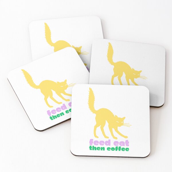 Item preview, Feed Cat Then Coffee — Funny Cat Design | Cat Lover Gift  designed and sold by Melo&Mia.