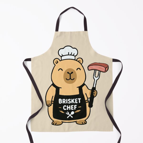 Item preview, Brisket Capybara Barbecue Sticker BBQ l Sticker - Tee designed and sold by RedStreamStudio.