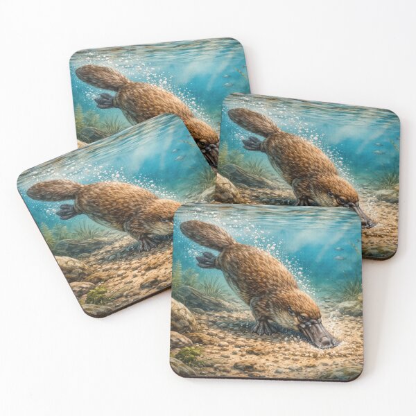 Item preview, Platypus Foraging designed and sold by Kirrindy Designs.