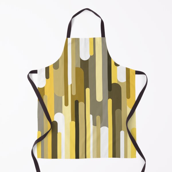 Item preview, Flowing Drops of Paint in Gold - Yellow Liquid Flow Abstract Art designed and sold by K Design Store.