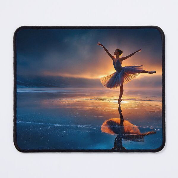 Item preview, Graceful Ballerina on a Reflective Surface designed and sold by Artessie.