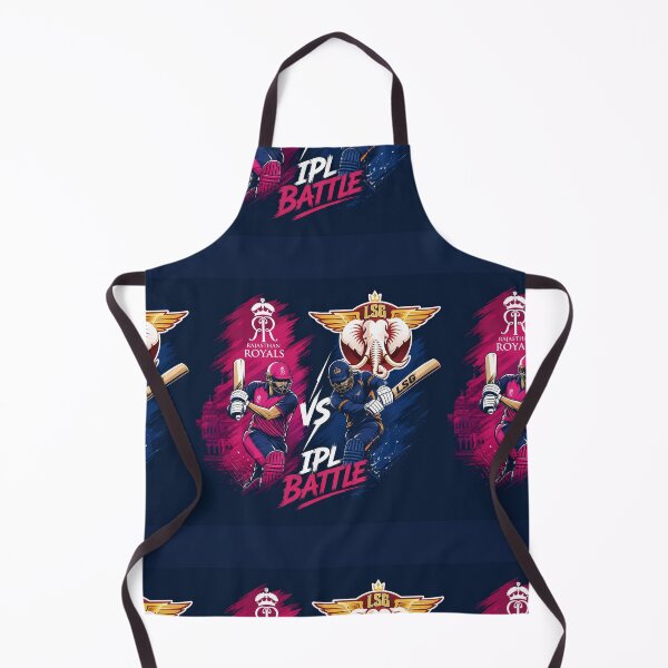 Item preview, Rajasthan Royals vs Lucknow Super Giants – IPL Battle Tee designed and sold by Crick-Art.