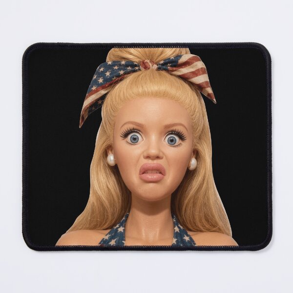 Item preview, Funny 4th of July Doll Face  designed and sold by EdificaturasArt.