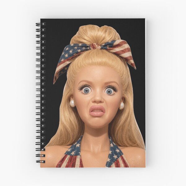 Item preview, Funny 4th of July Doll Face  designed and sold by EdificaturasArt.