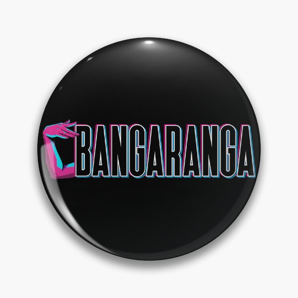 Item preview, Bangaranga Fan Art – Retro Synthwave Typography designed and sold by mkcustomstudio.