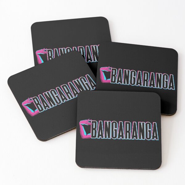 Item preview, Bangaranga Fan Art – Retro Synthwave Typography designed and sold by mkcustomstudio.