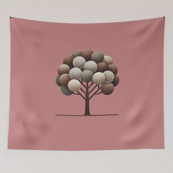 Item preview, Minimalist Macadamia Tree Design designed and sold by quigeebo designs.