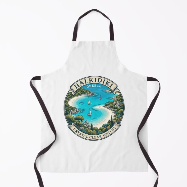 Item preview, Halkidiki Greece Travel Sticker  Aesthetic Mediterranean Scene designed and sold by designerr23 ⭐⭐⭐⭐⭐.