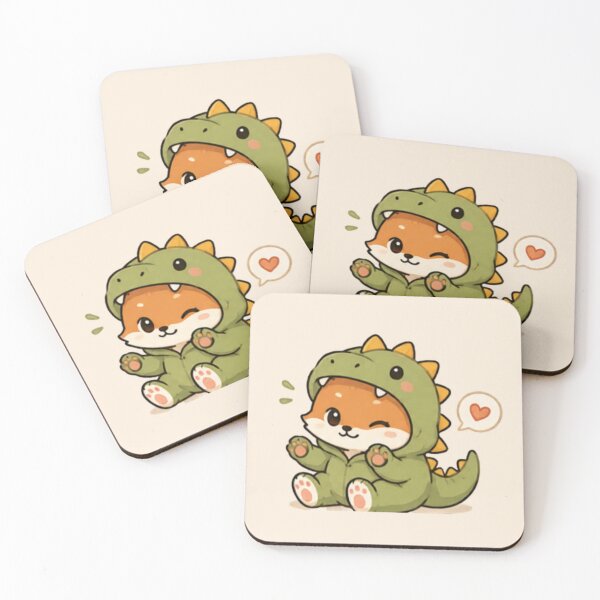 Item preview, Cute Dino Fox designed and sold by MellowMunchkins.