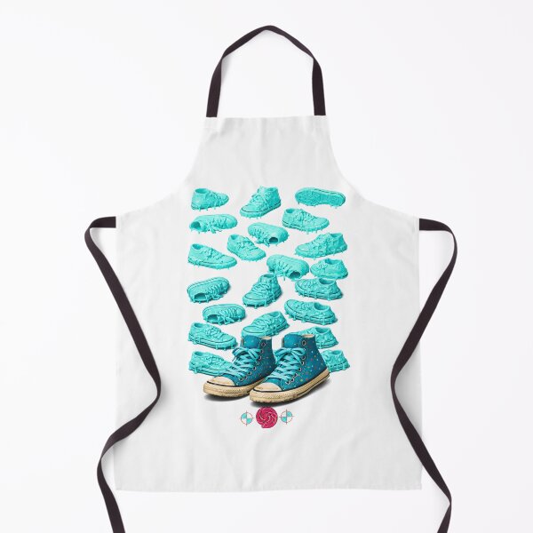 Item preview,  Sneakers in turquoise paint designed and sold by m-yoga-store.