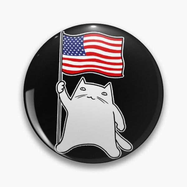 Item preview, American flag cat designed and sold by eri-morie.