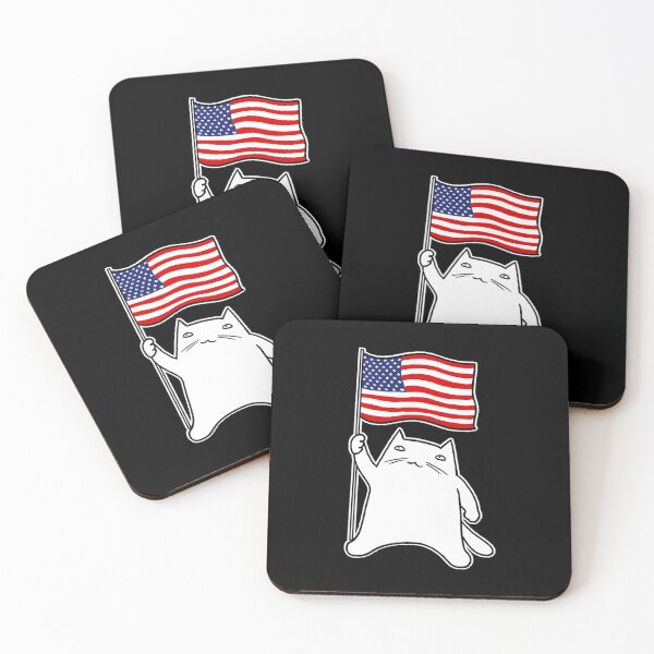 Item preview, American flag cat designed and sold by eri-morie.