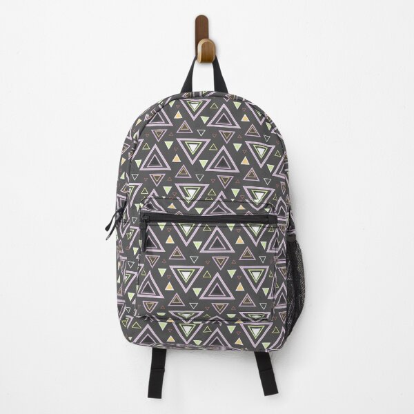 Item preview, Ash Gray Triangles Pattern - Modern Geometric Artwork designed and sold by K Design Store.