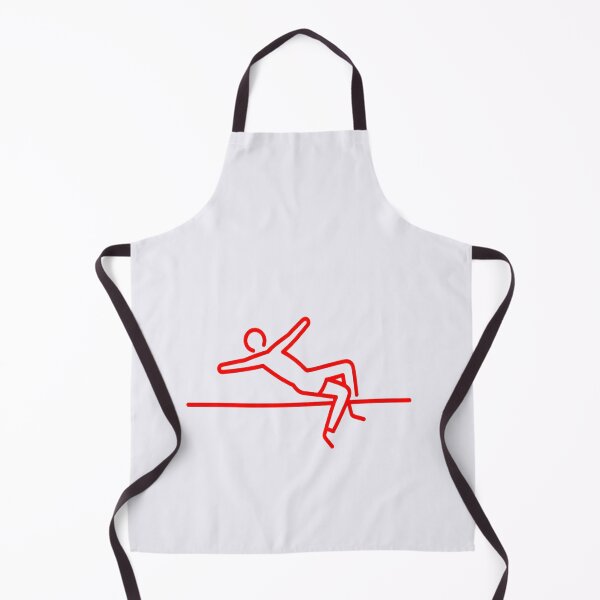 Item preview, High Jump Silhouette Icon – Minimal Track and Field Athlete Graphic designed and sold by zohocreations.