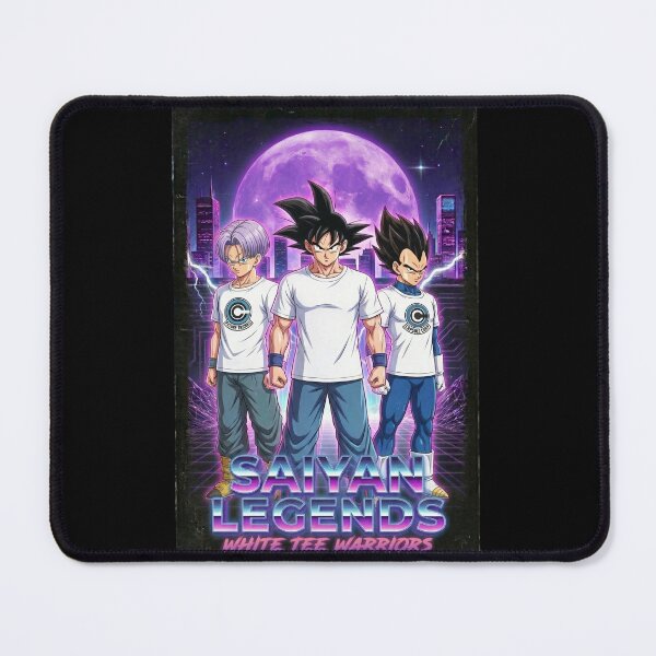 Item preview, Saiyan Legends White Tee Warriors Retro Art designed and sold by drhett09.
