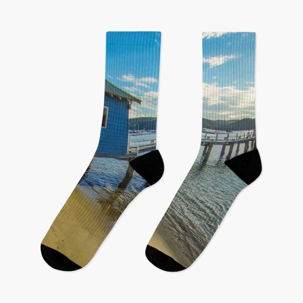 Item preview, Palm Beach Wharf, Sydney | Northern Beaches, Pittwater, NSW, Australia - Coastal Jetty Art designed and sold by Ross.A.Campbell.