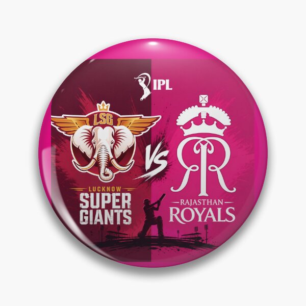 Item preview, Rajasthan Royals vs Lucknow Super Giants – IPL Battle designed and sold by Crick-Art.