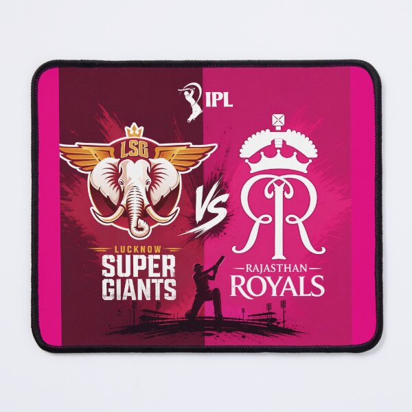 Item preview, Rajasthan Royals vs Lucknow Super Giants – IPL Battle designed and sold by Crick-Art.