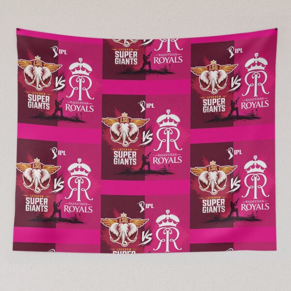Item preview, Rajasthan Royals vs Lucknow Super Giants – IPL Battle designed and sold by Crick-Art.