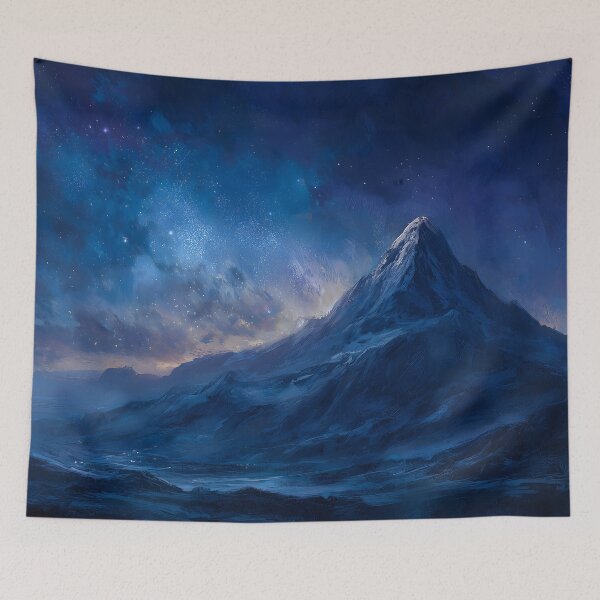 Item preview, Dragon Mountain Illustration At Night designed and sold by GrinGalore.