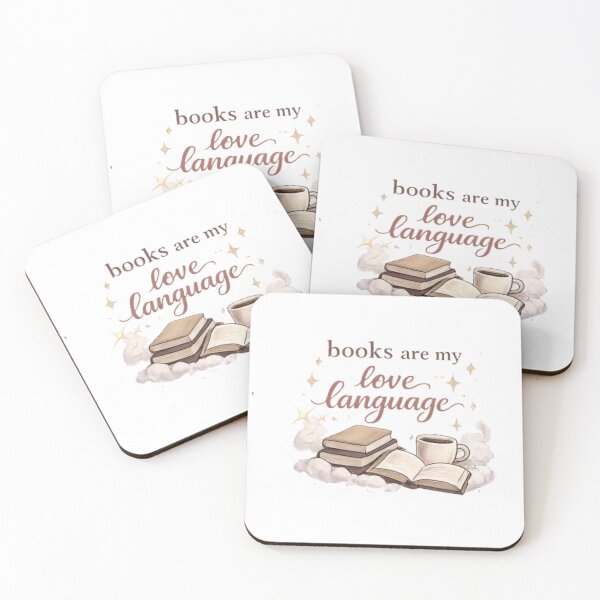 Item preview, Books Are My Love Language | Cozy Book Lover Aesthetic Reading Quote designed and sold by AeraArts.