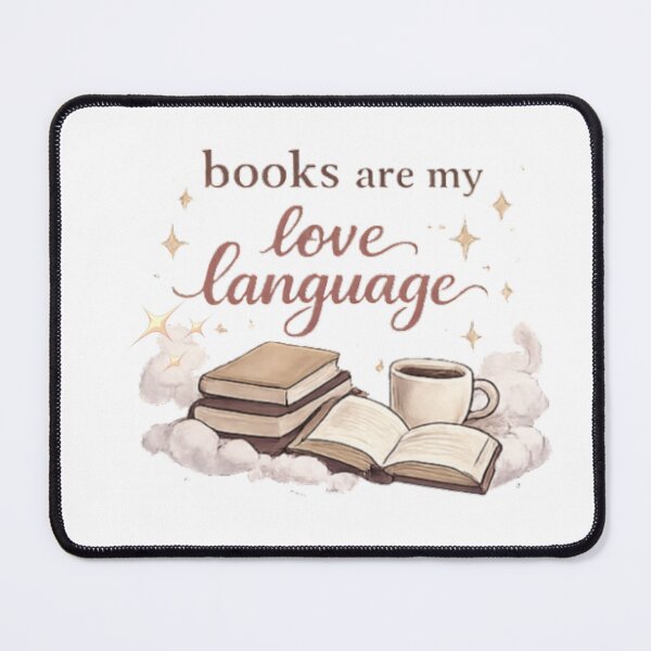 Item preview, Books Are My Love Language | Cozy Book Lover Aesthetic Reading Quote designed and sold by AeraArts.
