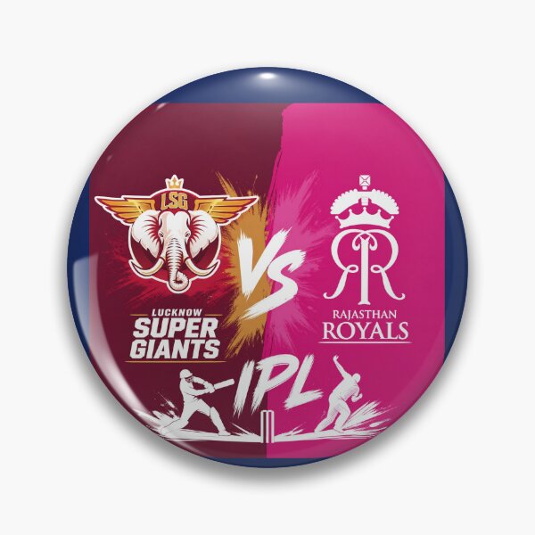 Item preview, Copy of Rajasthan Royals vs Lucknow Super Giants – IPL Battle designed and sold by Crick-Art.