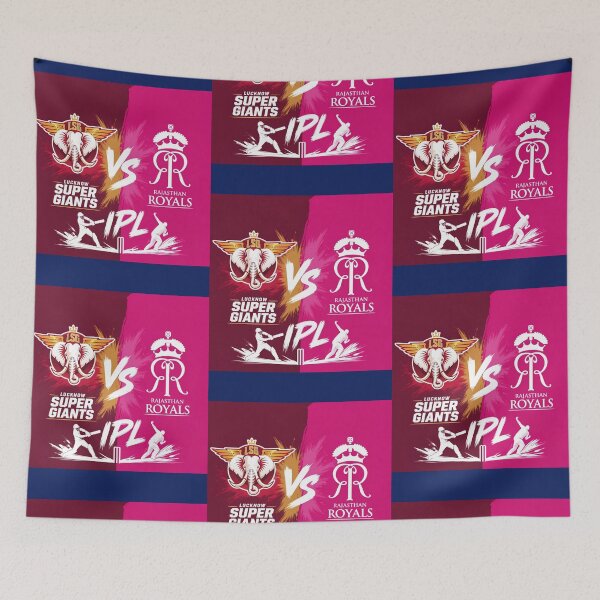 Item preview, Copy of Rajasthan Royals vs Lucknow Super Giants – IPL Battle designed and sold by Crick-Art.