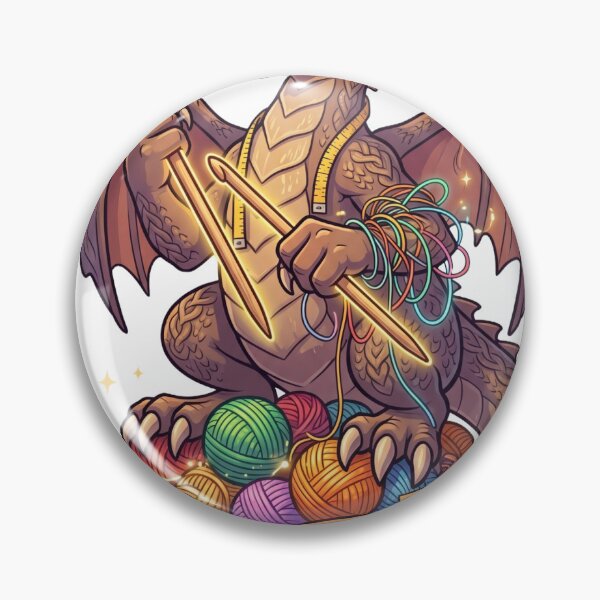 Item preview, Funny Yarn Hoarding Dragon Crafter designed and sold by J&K.