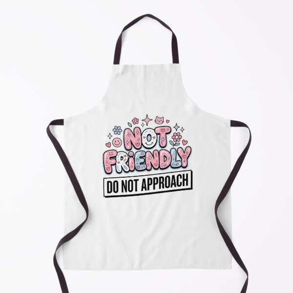 Item preview, Not Friendly Do Not Approach - Kawaii Warning designed and sold by dudelinart.