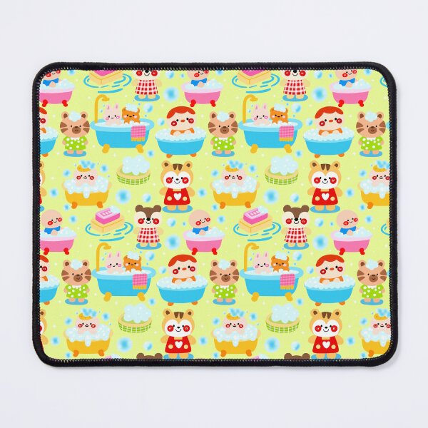 Item preview, Bubbly Bath Time Seamless Pattern designed and sold by KJackArtwork.