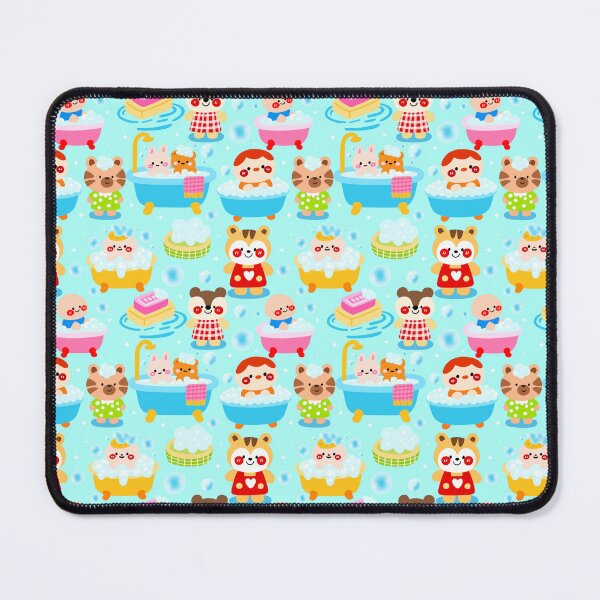 Item preview, Bubbly Bath Time Seamless Pattern designed and sold by KJackArtwork.