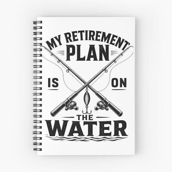 Item preview, My Retirement Plan Is On The Water – Vintage Fishing Rods Retro Angler Tee designed and sold by bazstees54.