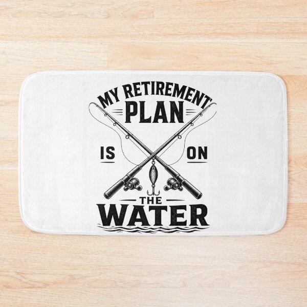 Item preview, My Retirement Plan Is On The Water – Vintage Fishing Rods Retro Angler Tee designed and sold by bazstees54.