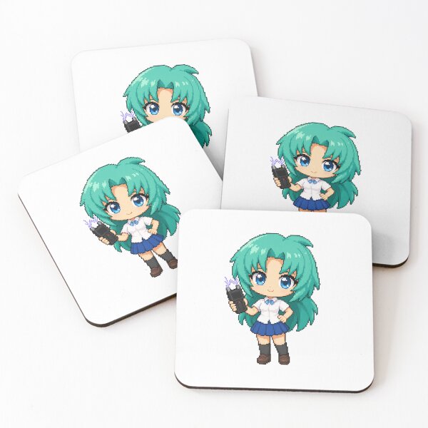 Item preview, Cute pixel art Shion Higurashi from When They Cry (Higurashi no Naku Koro ni) digital illustration designed and sold by sabartgunpla.