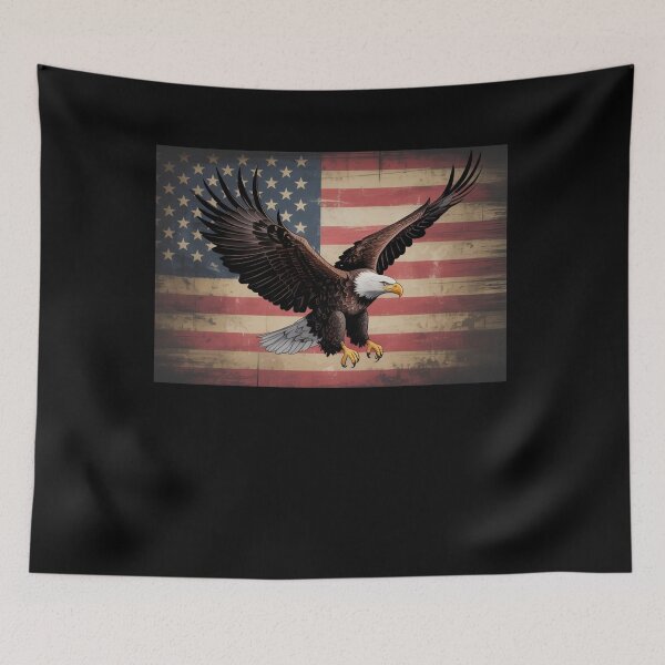 Item preview, Bald Eagle 4th of July American Flag Country designed and sold by TyraYoung.