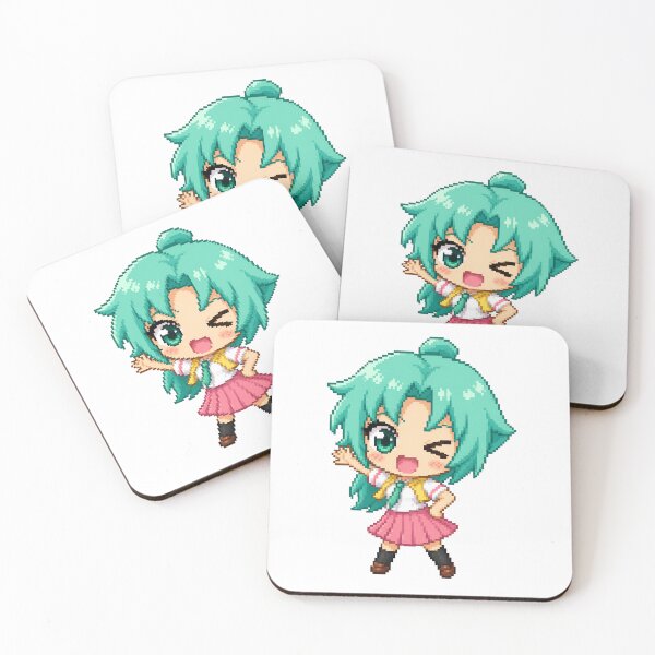 Item preview, Cute pixel art Mion Higurashi from When They Cry (Higurashi no Naku Koro ni) digital illustration designed and sold by sabartgunpla.