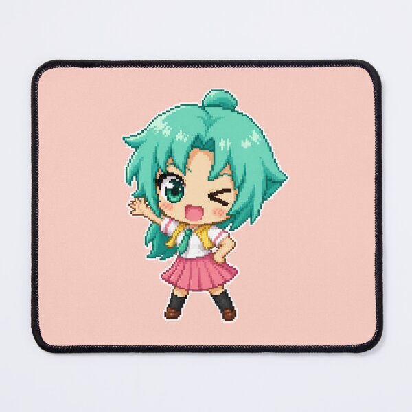 Item preview, Cute pixel art Mion Higurashi from When They Cry (Higurashi no Naku Koro ni) digital illustration designed and sold by sabartgunpla.