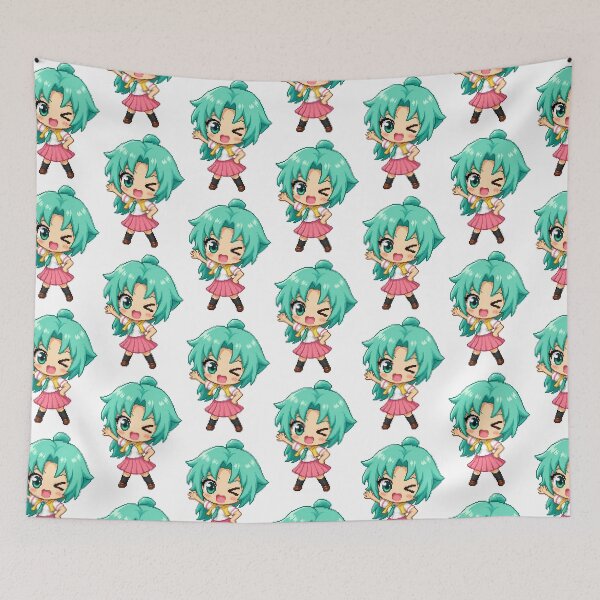 Item preview, Cute pixel art Mion Higurashi from When They Cry (Higurashi no Naku Koro ni) digital illustration designed and sold by sabartgunpla.