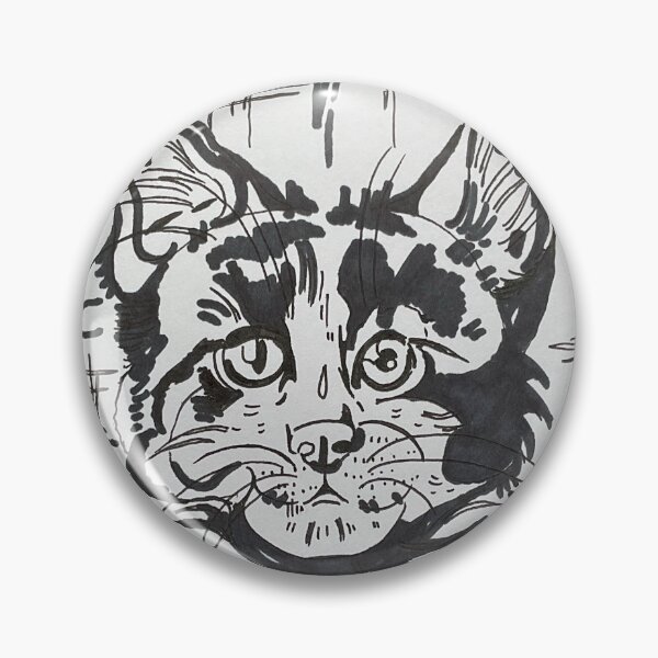 Item preview, Ink pen cat drawing  designed and sold by Drawings1923-.