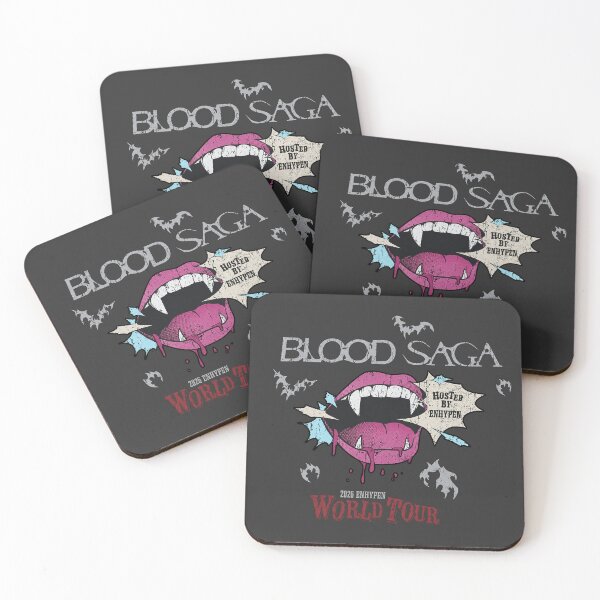 Item preview, ENHYPEN Blood Saga World Tour Vampire Teeth Graphic designed and sold by moamaxshop.