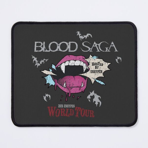 Item preview, ENHYPEN Blood Saga World Tour Vampire Teeth Graphic designed and sold by moamaxshop.