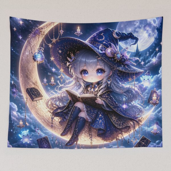 Item preview, Moon Witch Crescent Moon Celestial  designed and sold by sigmaartstudio.