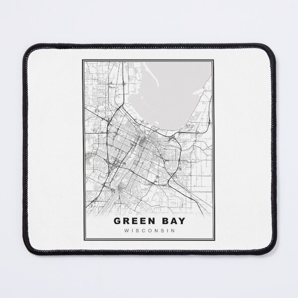 Item preview, Green Bay Map designed and sold by Tamas Das.