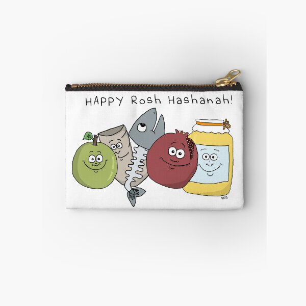 Item preview, Happy Rosh Hashanah – Cute Shofar Pomegranate Honey Surreal designed and sold by MyxaART.