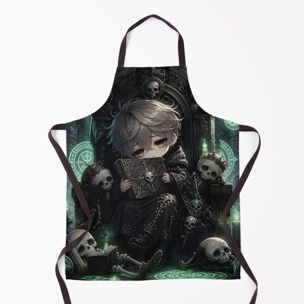 Item preview, Sleepy Necromancer Cozy Crypt Art Print designed and sold by sigmaartstudio.