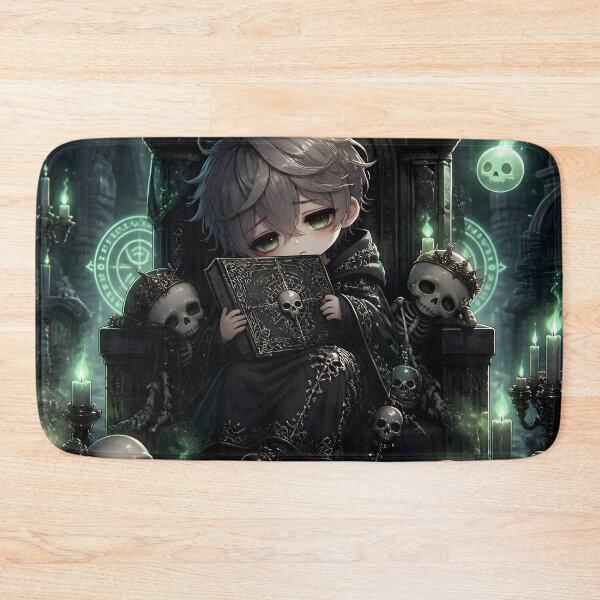 Item preview, Sleepy Necromancer Cozy Crypt Art Print designed and sold by sigmaartstudio.